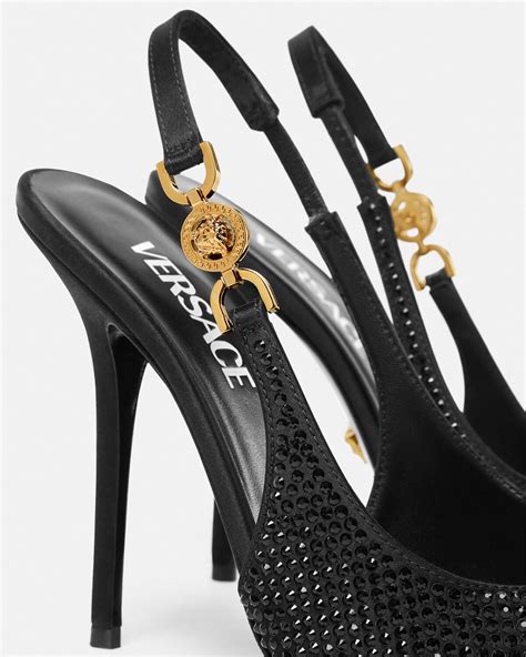 versace crown pumps|Versace women's medusa 95.